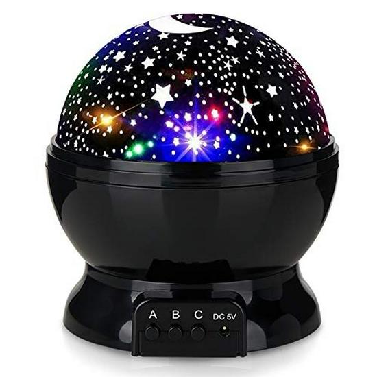 LED Dreamy Rotating Starry Projection Night Light Lamp