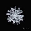 Christmas Snowflake Tree Decoration Window Ornament White Party Supplies