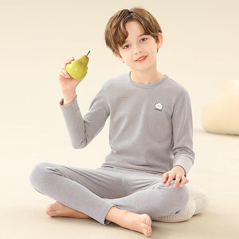 MaoRen Kids Wool Silk Thermal Underwear Set