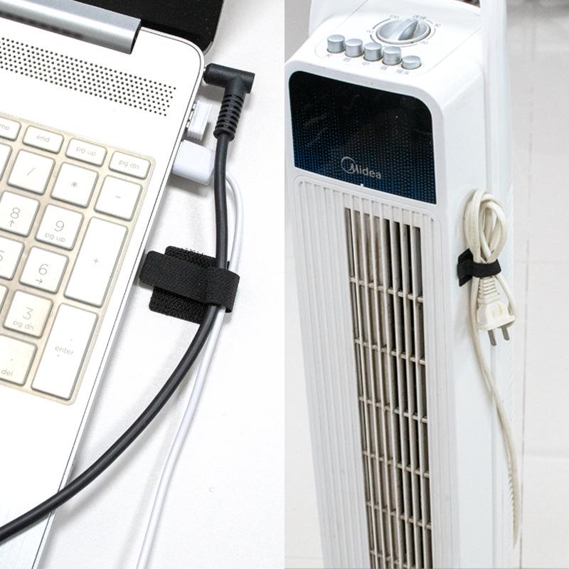 Klett-Kabelbinder & Kabel-Organizer: Klebende, Wiederverwendbare Gurte & Aufwickler