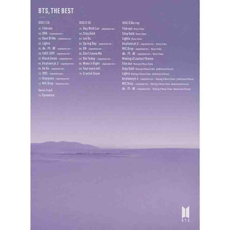 BTS DIE BESTE 2CD + Blu-ray Erstpressung Limitiert A (JAPAN-AUSGABE)