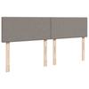 Vidaxl Kontinentalbett Mit Matratze, Taupe, Stoff, 200X200 Cm