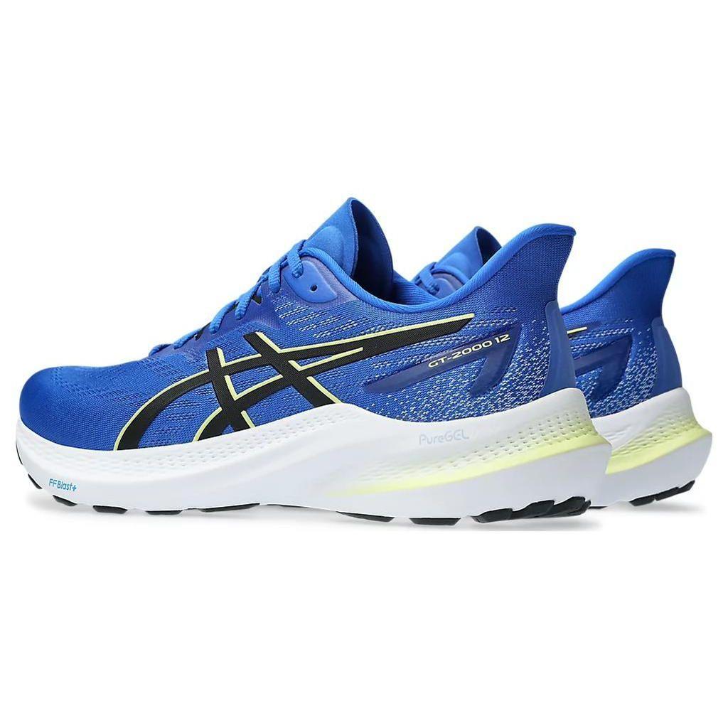 Asics Men's GT-2000 12 Illusion Blue Black Running Shoes 1011B691-400
