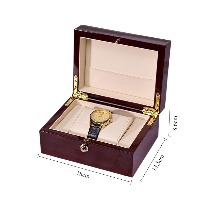

Mechanical Watch Collection Box Single Watch Display Cases Jeweler Gift Packaging Case Wrist Watch Storage Boxes with Pillow