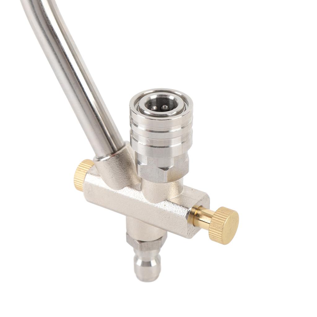 Dual Connector Accessory for Pressure Washer Foam Cannon 1 4 Inch Quick Connect Double Tip Attachment for Car