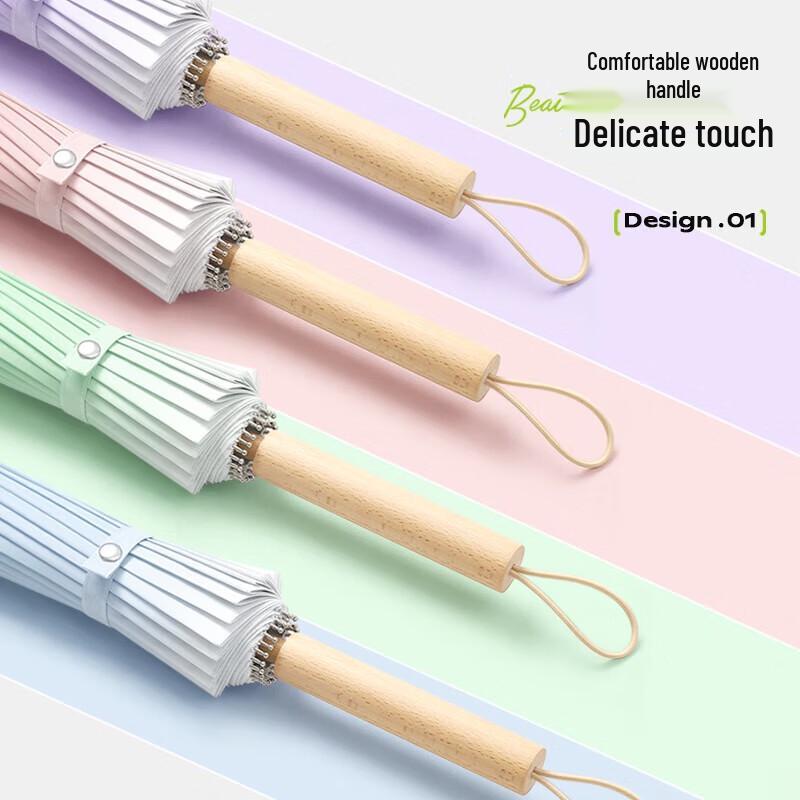 MAYDU Gradient Long Handle Umbrella