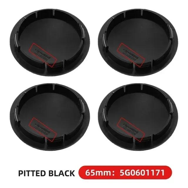 LVAXC1 40pcs 55mm 56mm 65mm 70mm Car Styling Wheel Center Cap Hub Covers Badge Accessories For VW Volkswagen Golf Sharan Passat Tiguan