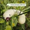 Cute Soybean Worm Toy Pinching Fun Slow Rise Toy Stretchy D0L5