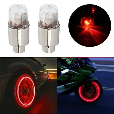 2KS Krytky LED svetiel na stonček vzduchového ventilu pneumatiky kolesa auta Auto príslušenstvo