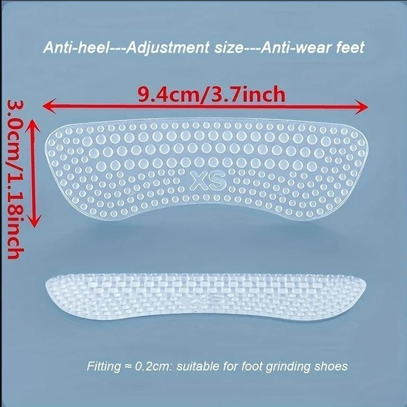 

Heels Grips Non-Slip Inserts Upgrade Silicone Heel Stickers Pads Women Men Anti Slip Heel Cushions Foot Heel Care Protector