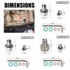 O-Ring Gasket Thread Repair Kit Stainless Steel Self Tapping Plug  Vehicle Maintenance
