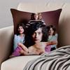 Rock British Rock Band Led Zeppelin Cushion Cover Pillowcase Antidustmite Invisible Zipper Short Plush Sofa Cushion
