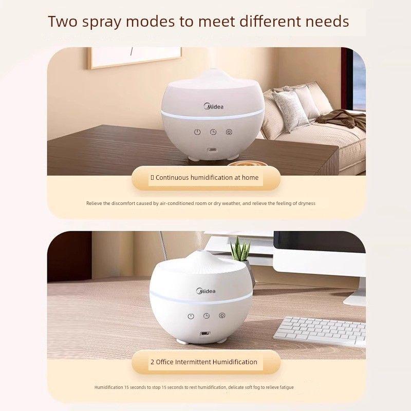 Midea Humidifier For Home Silent Bedroom Pregnant Mom and Baby Desktop Air Purifier Humidification Integrated 2025 New Arrival