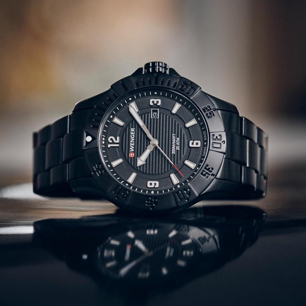 WENGER Seaforce Watch 01.0641.135 Black 3-Year Warranty