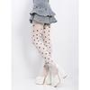 Vintage Dot Patterned Opaque Stockings Pantyhose for Women Japanese JK Girl Sexy Silky Footed Tights Thin Hosiery