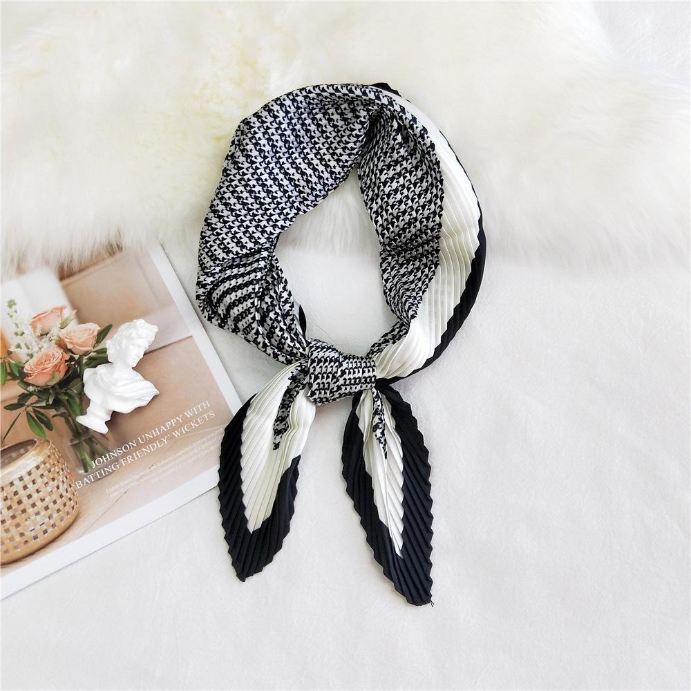 Fashion Decoration Scarf Hairband Tie Hair 70 Small Square Scarf Silk Scarf Women'S Spring And Autumn Versatile Small Scarf Professional Scarf