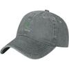Kidney Disease Warrior Im Fine Awareness Washed Baseball Cap Denim Adjustable Strap Hat