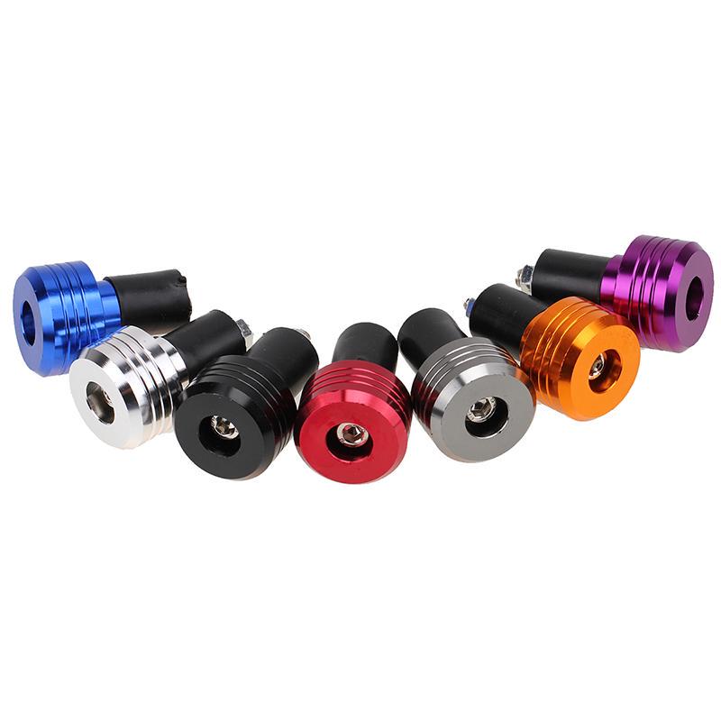 Buy 7/8'' Universal Motorcycle Slider Handlebar End Plugs Aluminum Anti