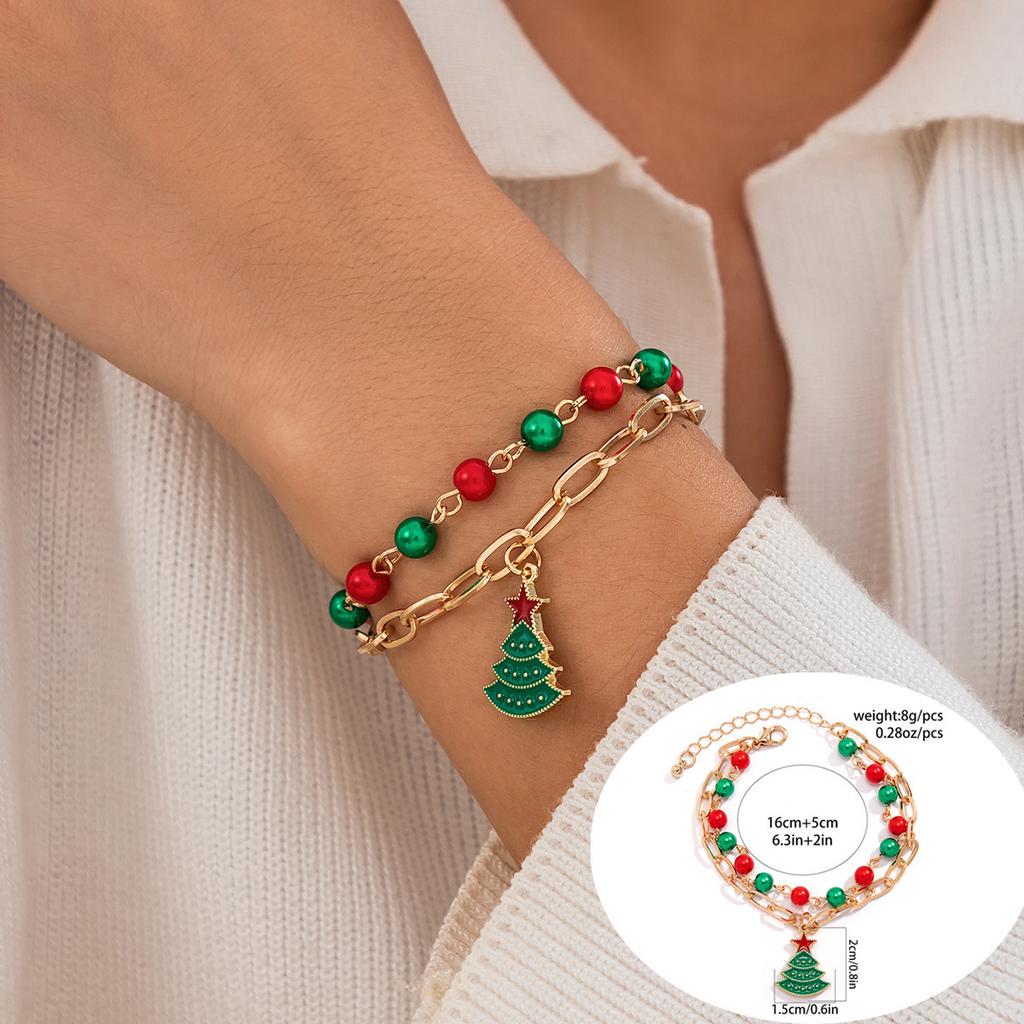 Conjunto-B JYL TS Pulseira de Natal - Traz Alegria e Abundância Nesta Época Festiva