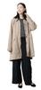 Ametohare Half Unisex Short Coat Dark AH-1009 Water-Repellent Coat, (JP, Alphabet, S, Beige)