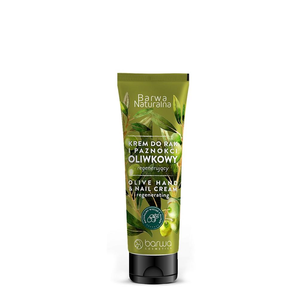 Barwa Naturalna Krem Oliwkowy Do Dłoni I Paznokci - Regenerujący 100Ml