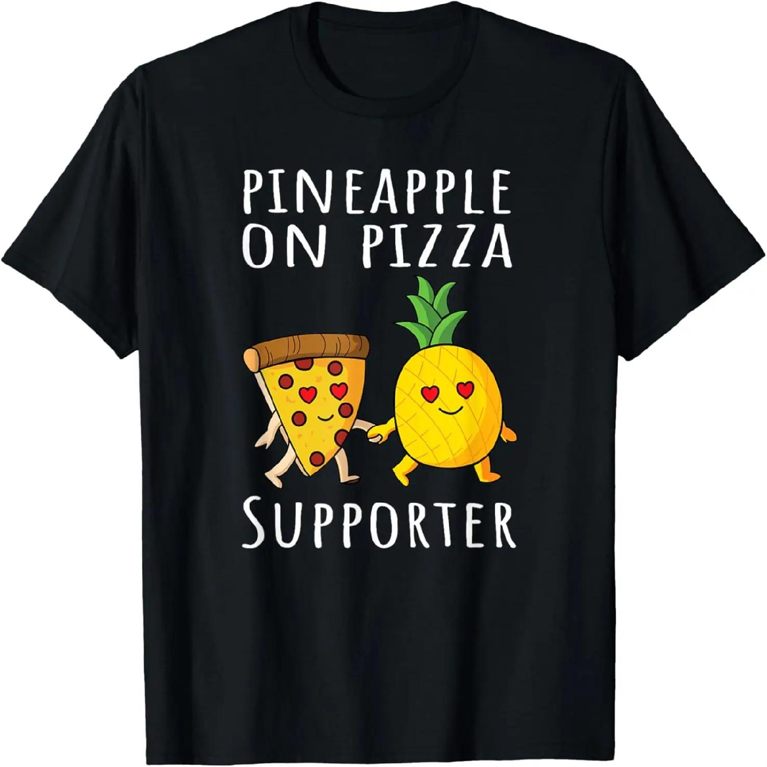 

Pizza Hawaii Pineapple Food Pineapple On Pizza Supporter T-Shirt XXXXXL різнокольоровий