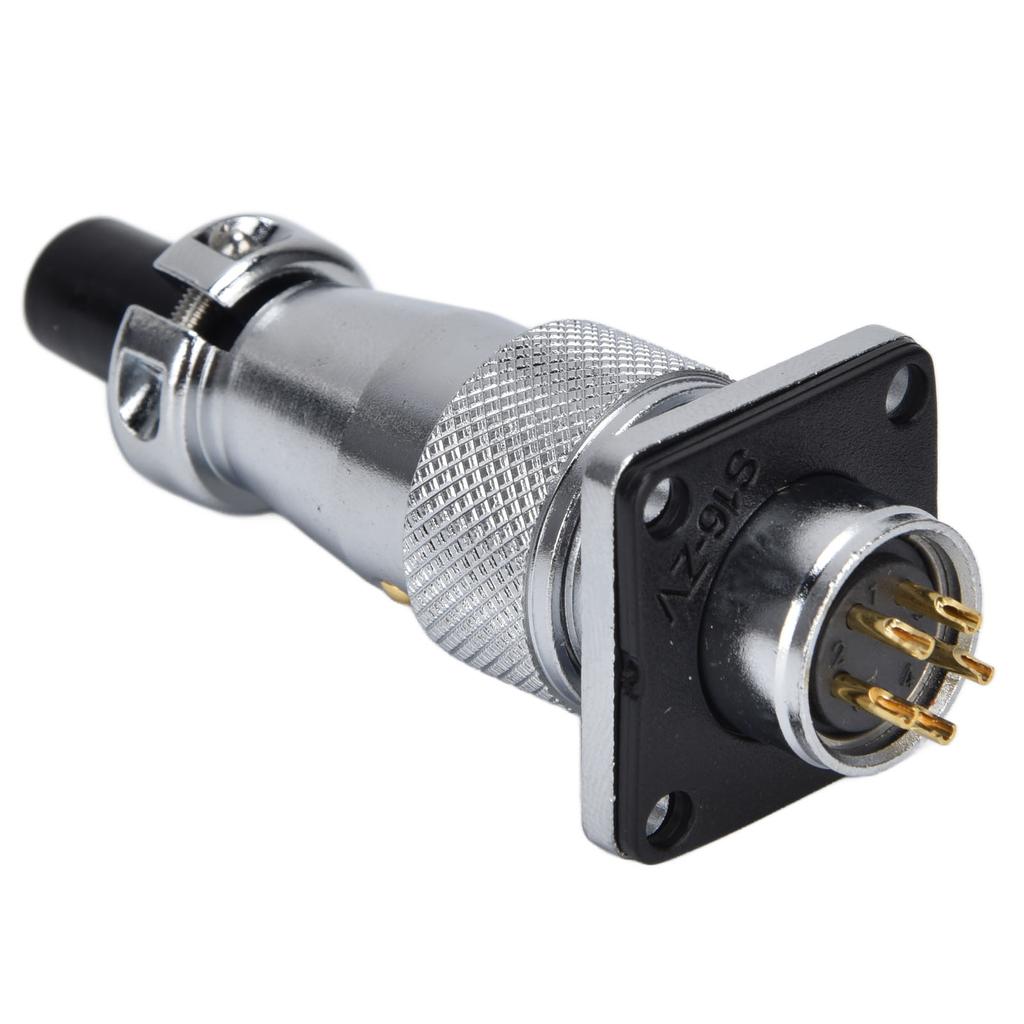 500V WS16 Luftfahrtstecker Buchse Verbinder WS16 Pin Stecker Buchse Wasserdichter Stromverbinder