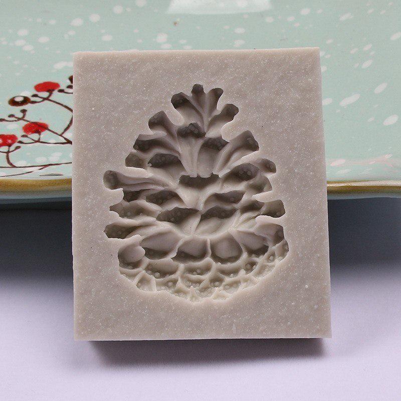 Silicone Liquid Mold Pine Cone Shape DIY Baking Cake Decoration Chocolate Fondant Mold Kitchen Tools
