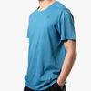 Adidas T Shirts Men's Teal Crew Neck Moderate Straight Fit FJ1149