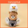 Folivora Animal Capybara Plush Desk Companion Toy Room Decor For Kids Play Sleep