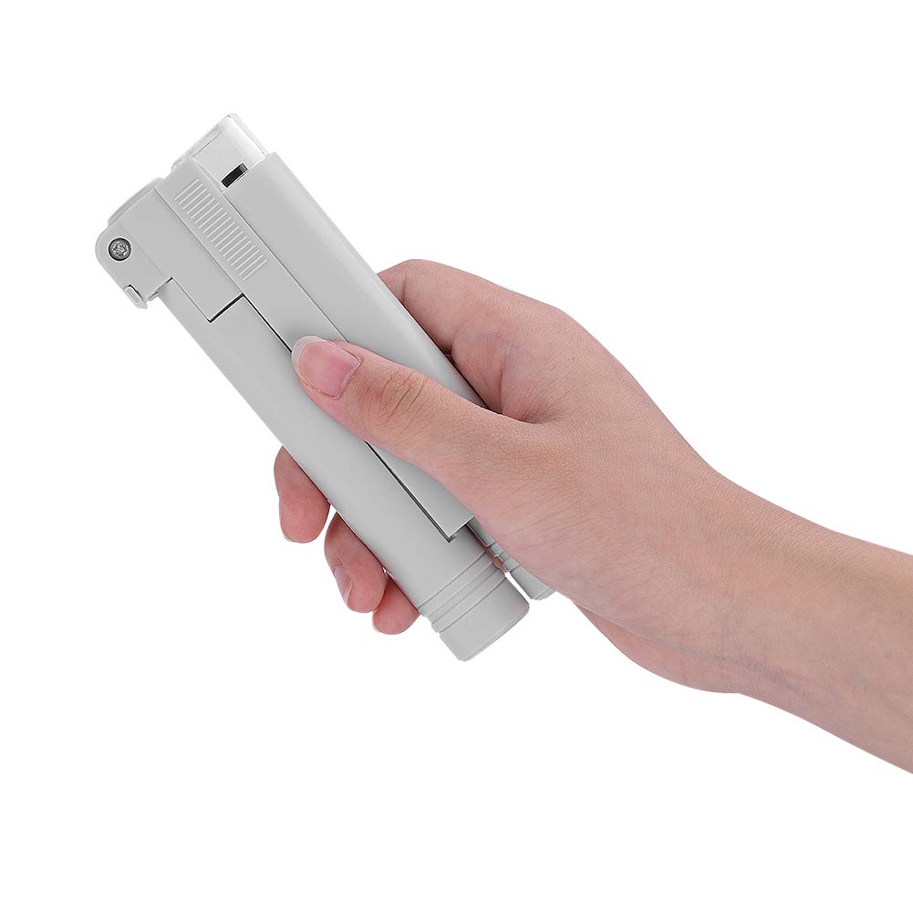 100x Magnification Microscope with Scale Measurement, LED Light, Double Tube, Portable Magnifying Glass with Graduated Scale, Handheld Magnifier for