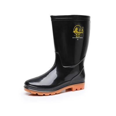 Herren-Arbeits-Regenstiefel aus PVC, mittelhoch