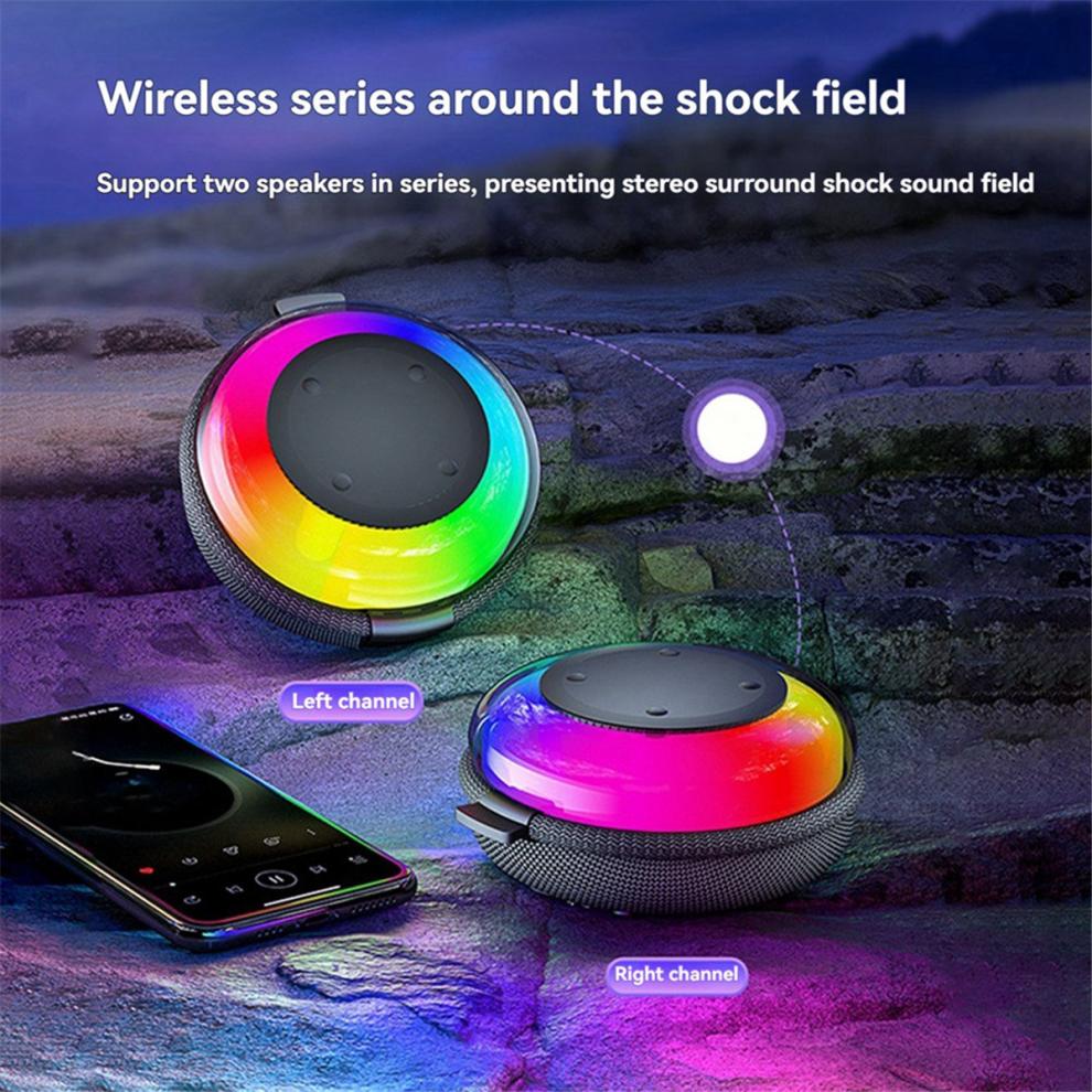 Wireless Bluetooth Speaker Portable with Handle Fabric Waterproof Mini