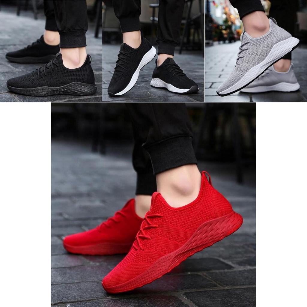 Versatile Men's Soft Casual Net Platform Shoes Perfect For Skateboarding