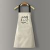 Cartoon Cats Printing Kitchen Apron Oil Proof Easy To Clean Workwear Apron Waterproof Restaurant Uniform