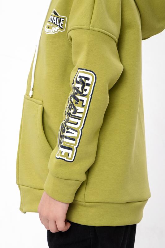 Boys' Warm Zip Hoodie – With Print Design, Winter 6395-025-33-4 HC