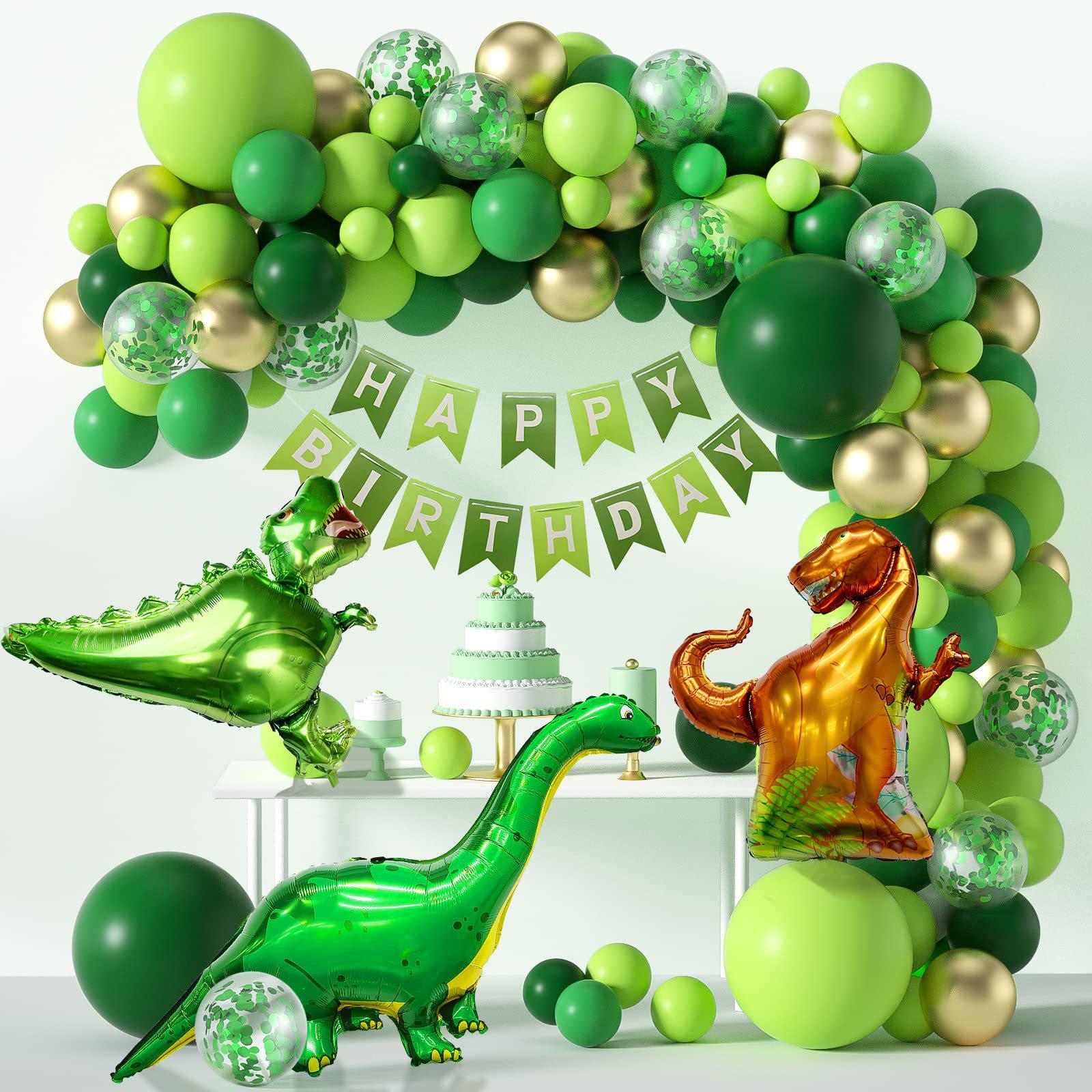 Jurassic World Dinosaur Jungle Balloon Garland Set - 119 Pcs