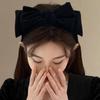 Velvet Large Bowknot Hairband Anti-slip Hair Hoop Fashion Women's Hairband  Hair Accessory