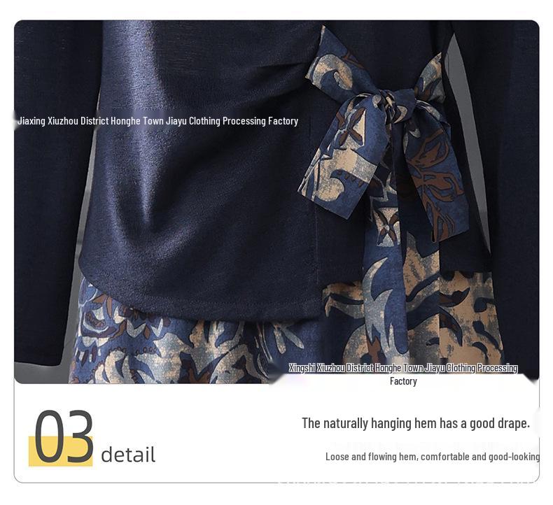 2026 Spring Chic Mid-Age Women's Two-Piece Set: Fashionable Wide-Leg Skirt Outfit