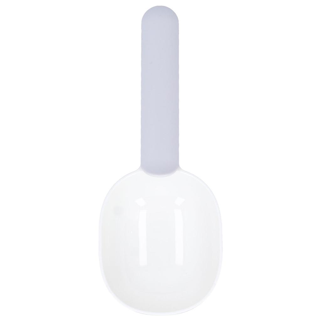 Pet Food Spoon Thickened Plastic Safe Sturdy Comfortable Pet Feeding Spoon for Dogs and PetsWhite