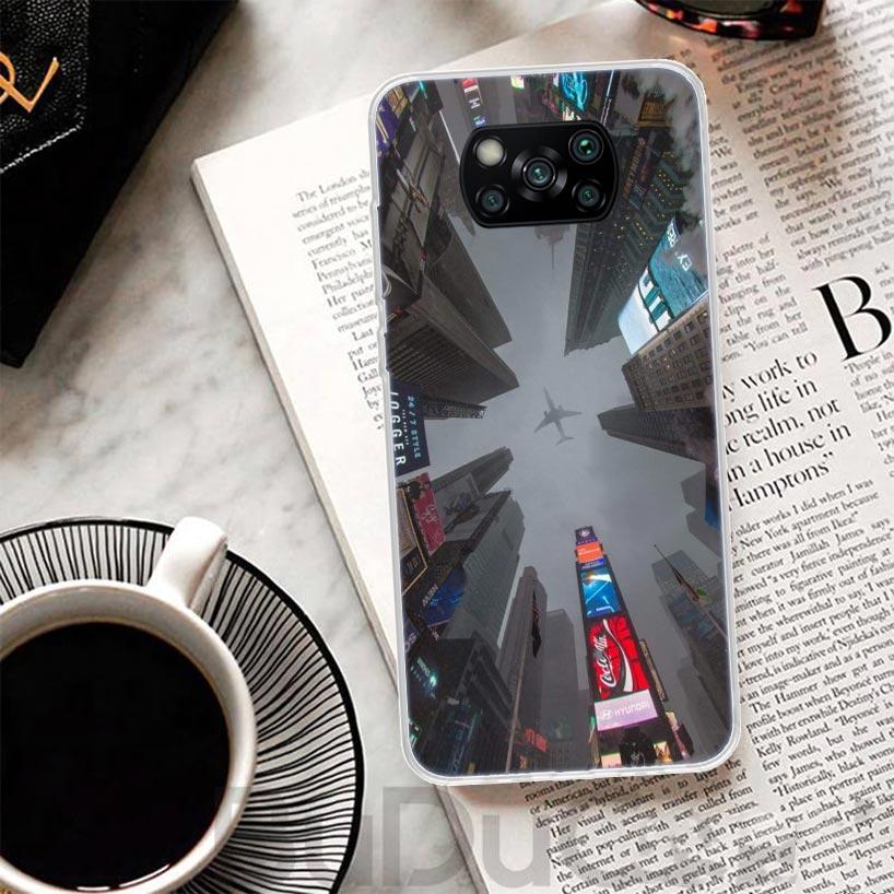 NYC New York City Cover For Xiaomi Poco X6 X7 X5 Pro X4 Gt X3 Nfc F6 Phone Case F5 F4 F3 F2 F1 M5S M4 M3 Print Shell Housing X5