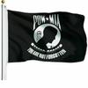 Флаг POW MIA Черный 3 x 5 футов 100D Полиэстер Вы не забыты