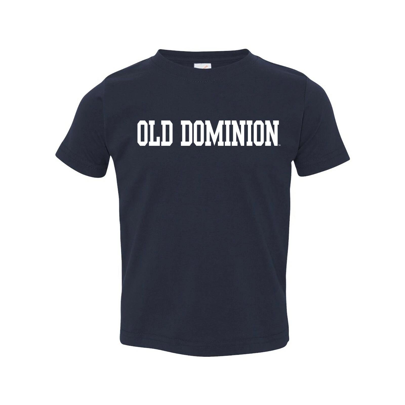 Old Dominion Monarchs Basic Block Toddler T-Shirt - Navy M