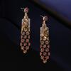 Peacock Earrings New Chinese Retro Three-dimensional Versatile Earrings Heavy Industry Color Diamond Studs