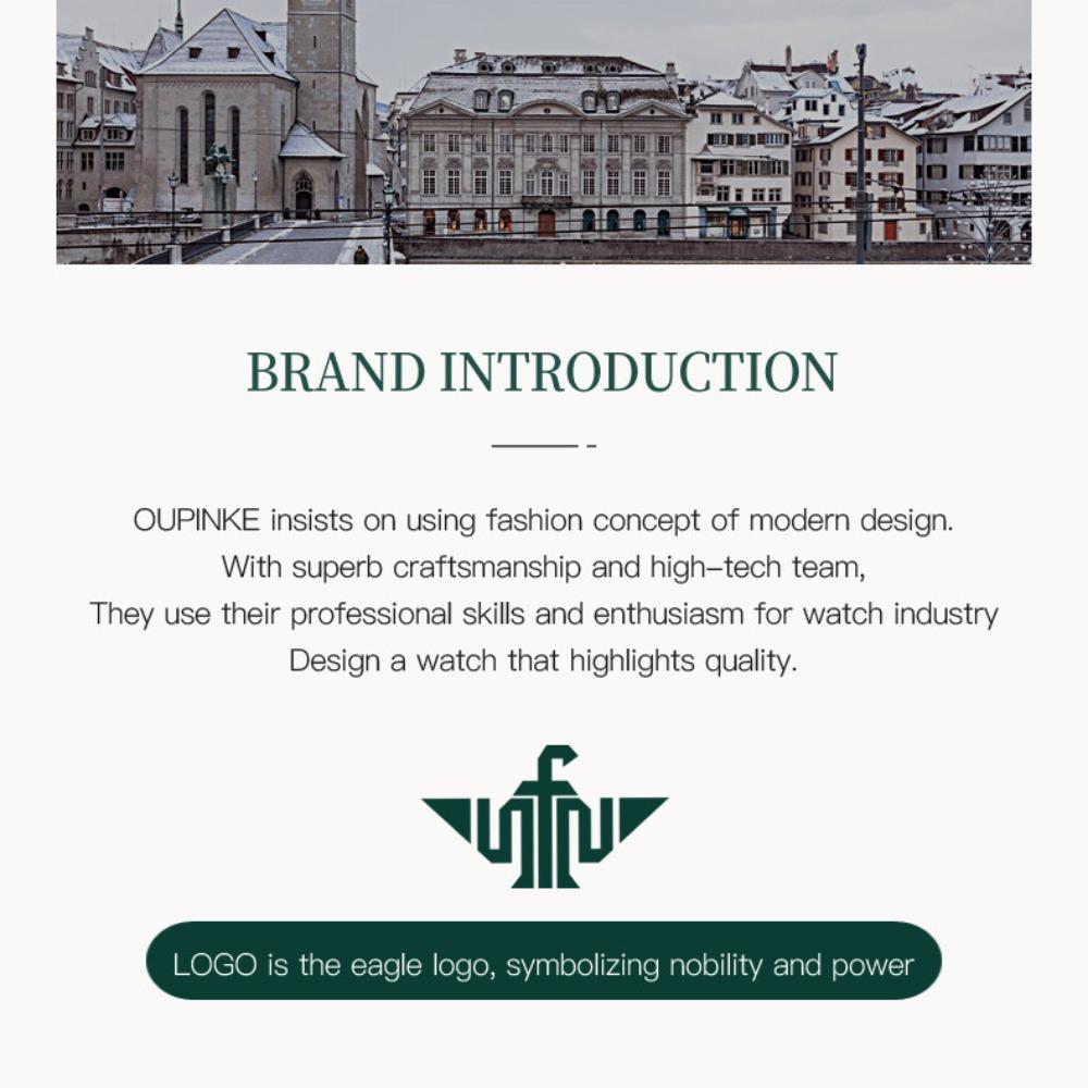 OUPINKE Montre pour femme de marque Tide avec cadran serpentin incrusté de diamants Montre à quartz étanche haut de gamme de grande valeur