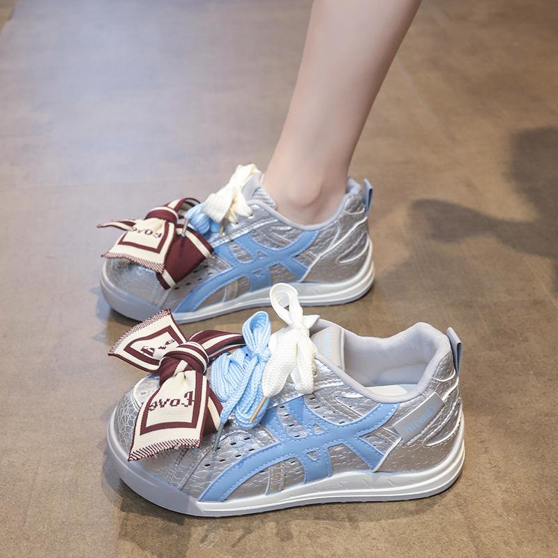 Versatile Thick-soled Mesh Breathable Retro Sports and Leisure 2025 Dad Shoes New German Training Shoes Forrest Gump Shoes Women's Summer