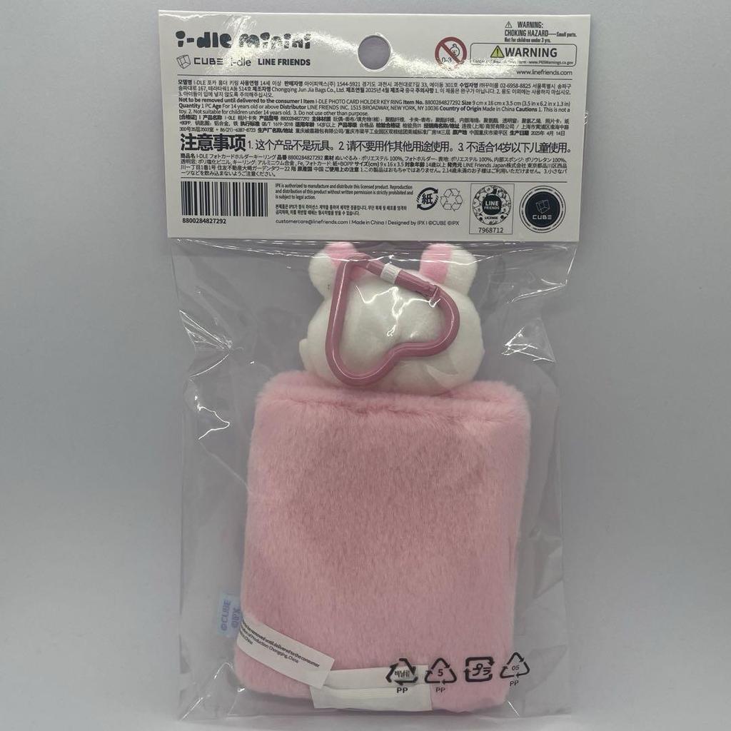 [USED] Korea Exclusive (G)I-DLE Minini Keychain Photocard Holder Minni