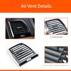 Air Conditioner Vent For Volvo For XC90 MK2 2015-2024 Central Air Conditioning Vent Panel Left Right Vent Panel Glossy Black