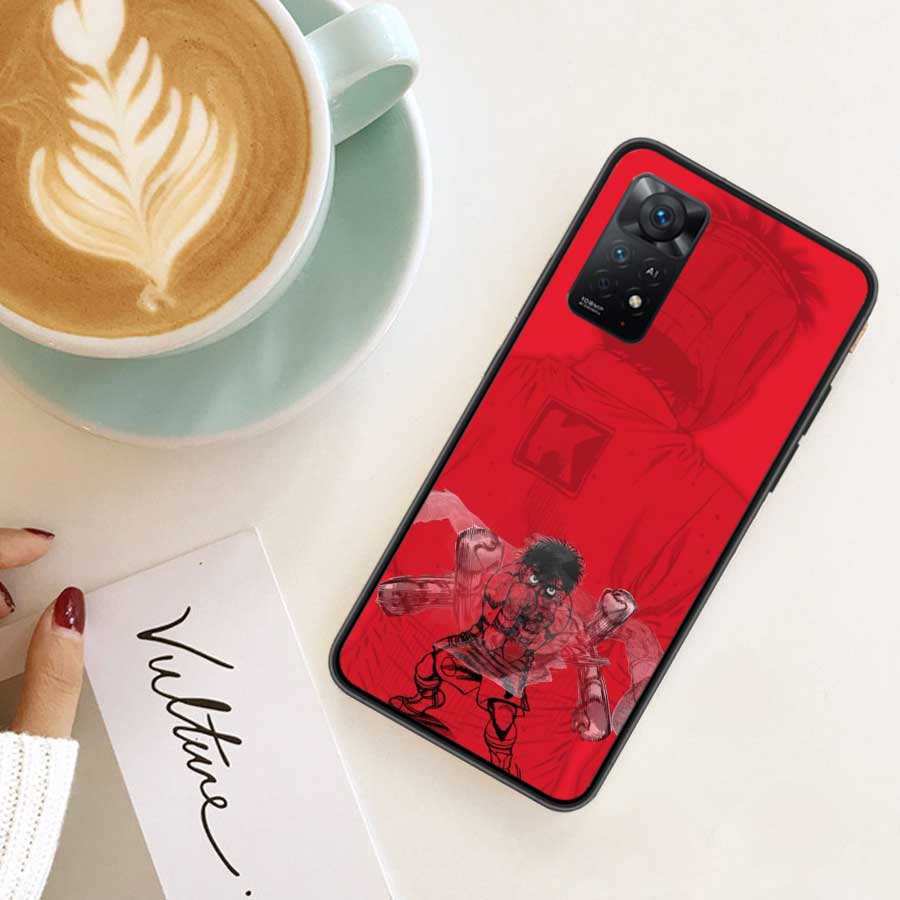 Hajime No Ippo Comics Phone Case For Xiaomi Redmi Note 12 Plus 12S 11 11T Pro 5G 11E 11S 4G 10 10S 9 9S 9T 8 8T 7 Cover Shell Co