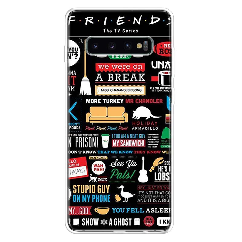 Friends TV Show Series Sitcom Phone Case For Samsung Galaxy S26 S25 Edge S24 S23 Ultra S22 Plus S21 S20 FE Soft TPU Back Cover F